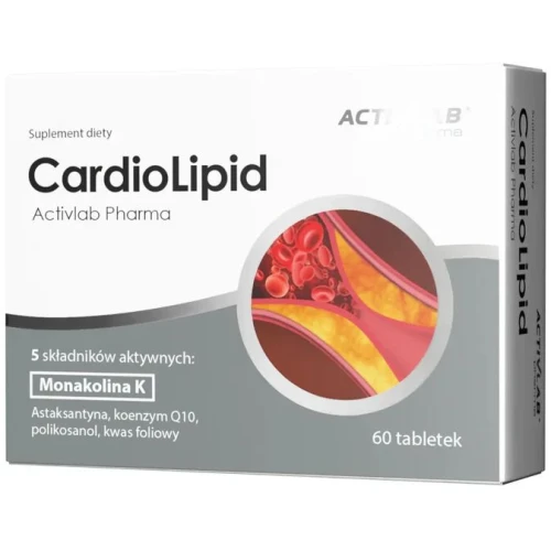 ActivLab Pharma CardioLipid, 60 tabletek - Dla osób dbających o prawidłowy poziom cholesterolu