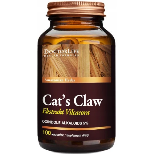 Doctor Life Cat's Claw Extract, 100 kapsułek - Ekstrakt z Vilcacory – naturalne wsparcie odporności