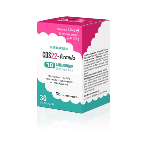 CDS22-formula Mikrokapsułki 10 mld, 30 kapsułek - 10 mld bakterii probiotycznych