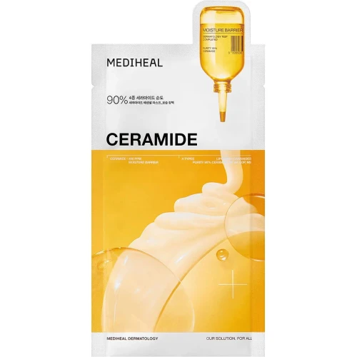 Mediheal Ceramide Essential Mask Moisture Barrier Nawilżająco-odżywcza maska w płachcie, 24 ml - Z ceramidami i pantenolem