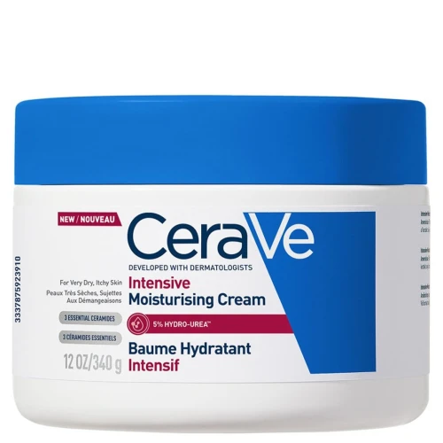 CeraVe Intensywnie nawilżający balsam, 340 g - Regeneracja, wygładzenie i 72h nawilżenia skóry