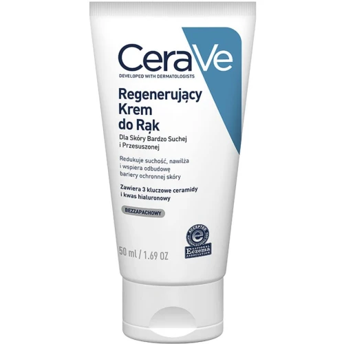 CeraVe Krem do rąk, 50 ml - Regeneracja i ochrona suchych dłoni