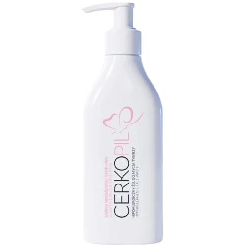 Cerkopil, żel do mycia twarzy, 200 ml - Do codziennej pielęgnacji skóry skłonnej do podrażnień