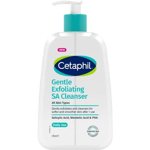 Cetaphil SA Łagodny złuszczający balsam z kwasem salicylowym, 236 ml - Złuszczanie, nawilżenie i regeneracja skóry