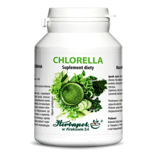 Chlorella, 500 tabletek - Chlorella w tabletkach