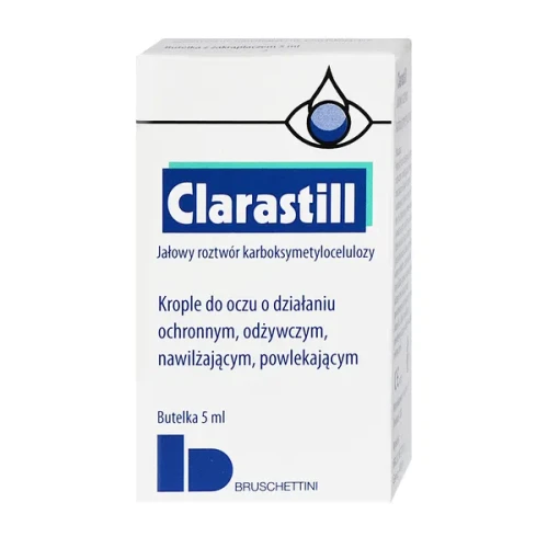 Clarastill Krople do oczu, 5 ml - Jałowy roztwór karboksymetyloceluozy