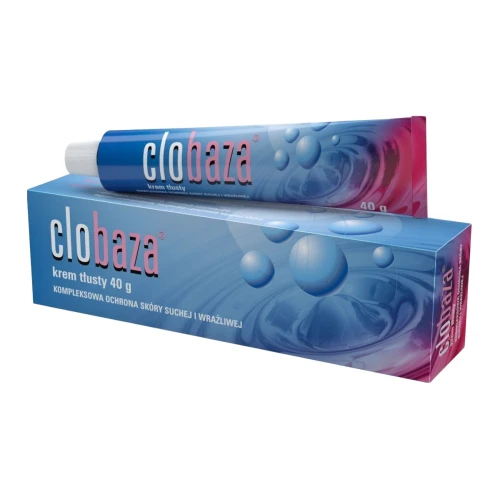 Clobaza Krem tłusty, 40 g - Nawilżająco-natłuszczający krem ochronny do skóry wrażliwej