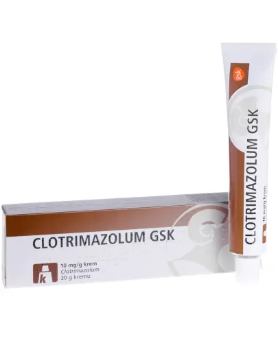 Clotrimazolum GSK 10 mg/g krem, 20 g - Krem przeznaczony do stosowania miejscowego