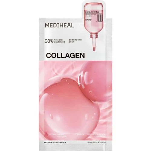 Mediheal Collagen Essential Mask Core Firming Ujędrniająca maska w płachcie, 24 ml - Z kolagenem, peptydami i kwasem hialuronowym