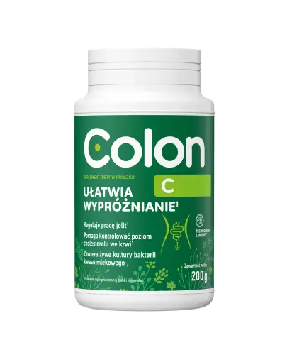 Colon C, proszek 200 g - Błonnik z inuliną w proszku na zaparcia