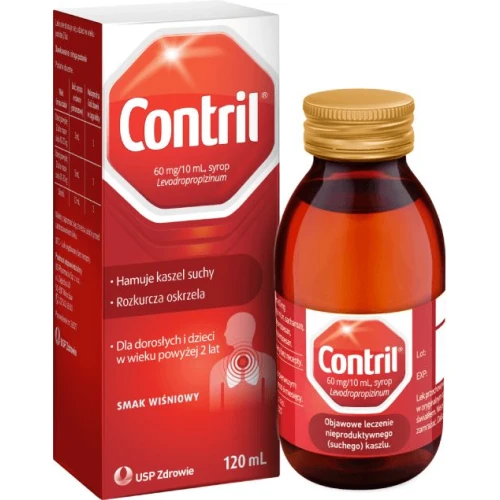 Contril 60 mg/10 ml Syrop, 120 ml - Lek na suchy kaszel
