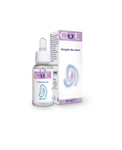 CuE Krople do uszu, 30 ml - Przeciwzapalne i przeciwgrzybicze krople do uszu
