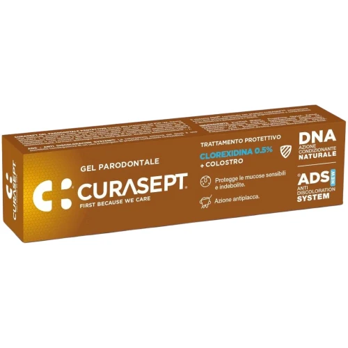 Curasept ADS DNA Żel do zębów Colostorum z chlorcheksydyną 0.20%, 30 ml - Regeneracja i ochrona błony śluzowej jamy ustnej