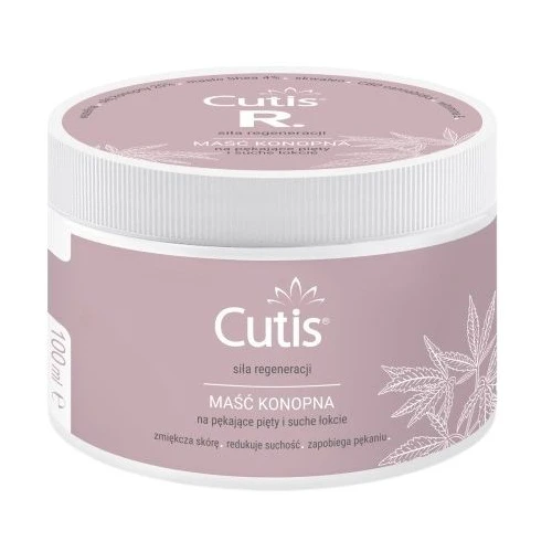 Cutis R-Regeneracja Maść konopna na pękające pięty i suche łokcie, 100 ml - Do skóry bardzo suchej, szorstkiej, zrogowaciałej
