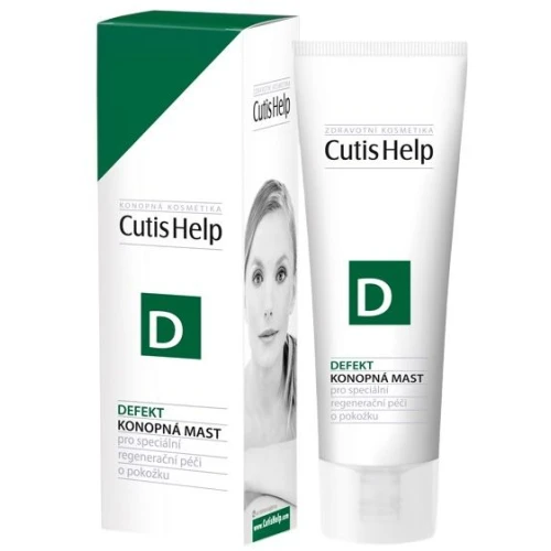 CutisHelp Defekt maść konopna, 50 ml - Regeneracja uszkodzonej, podrażnionej i suchej skóry