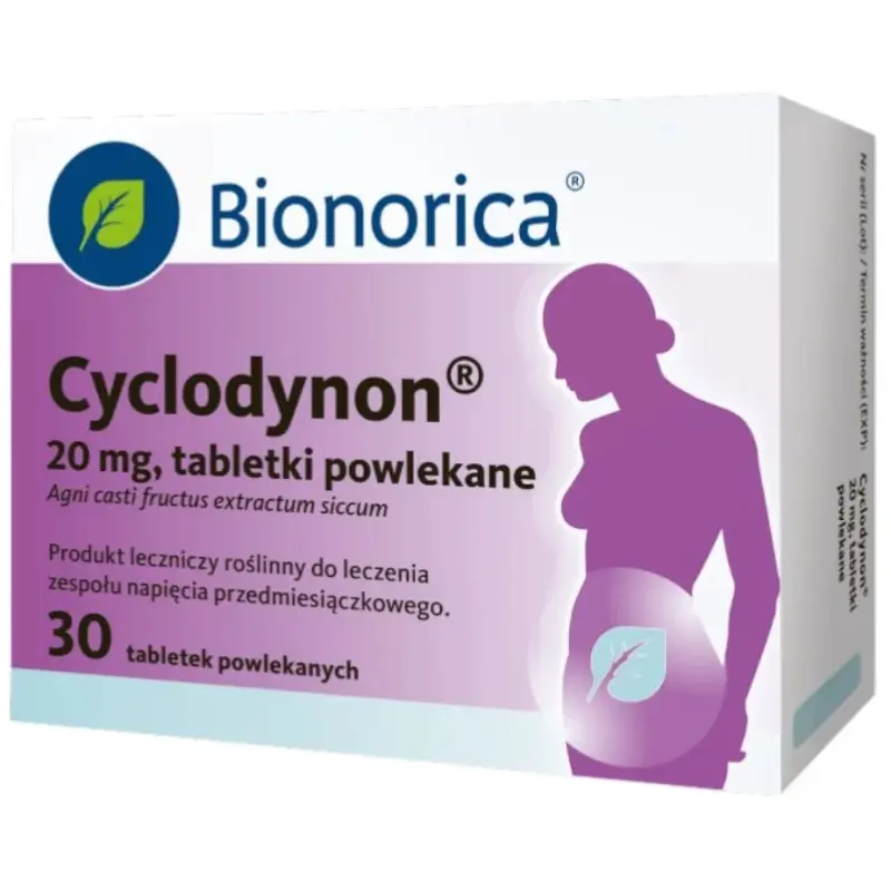 Cyclodynon 30 tabletek powlekanych - Lek roślinny – leczenie zespołu napięcia przedmiesiączkowego