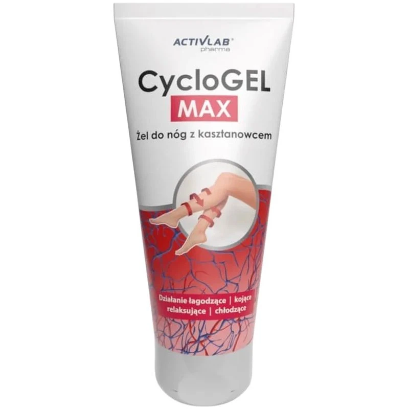 CycloGEL MAX, 200 ml - Żel do nóg z kasztanowcem