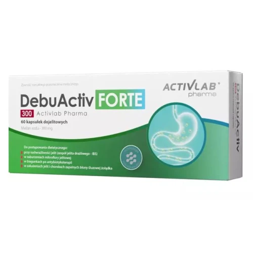 DebuActiv Forte 300 ActivLab Pharma, 60 kapsułek - Maślan sodu w kapsułkach