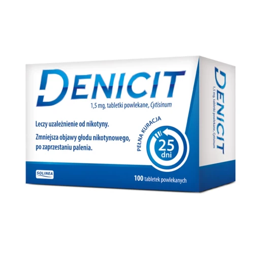 Denicit 1,5 mg, 100 tabletek - Tabletki na rzucenie palenia