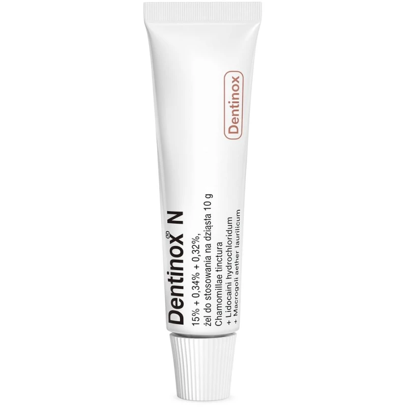 Dentinox N żel,10 g Delfarma (import równoległy) - Żel na ząbkowanie