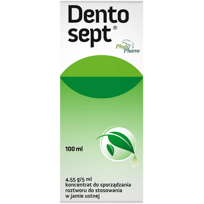 Dentosept płyn, 100 ml - Środek przeciwzapalny, przeciwbakteryjny, odkażający i ściągający do stosowania w jamie ustnej
