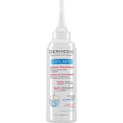 Dermedic Capilarte Serum kuracja stymulująca wzrost włosów, 150 ml  - Zagęszcza włosy, poprawia mikrokrążenie, pobudza wzrost nowych włosów