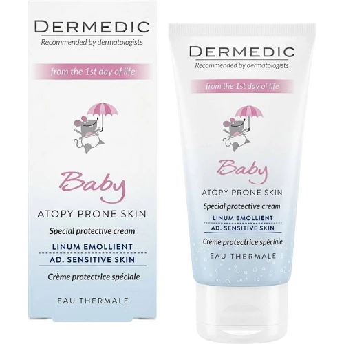 Dermedic Baby ochronny krem specjalny spf 15, 50 ml - Od 1. dnia życia do skóry bardzo suchej i alergicznej