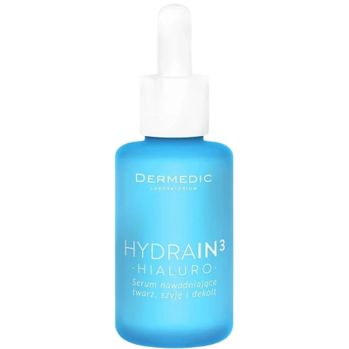 Dermedic Hydrain 3 Hialuro Serum nawadniające, 30 ml - Ujędrnia i chroni przed przedwczesnym starzeniem się skóry