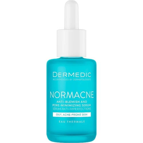 Dermedic Normacne Serum redukujące niedoskonałości, 30 ml - Serum złuszczające i wygładzające dla skóry tłustej i mieszanej