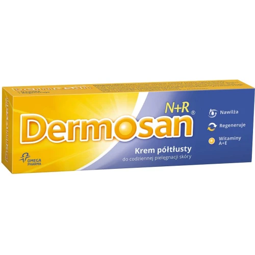 Dermosan N+R, krem półtłusty, 40 g - Z witaminami A i E
