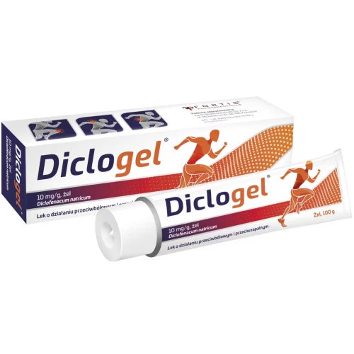 Diclogel żel, 100 g - Żel przeciwbólowy z diklofenakiem