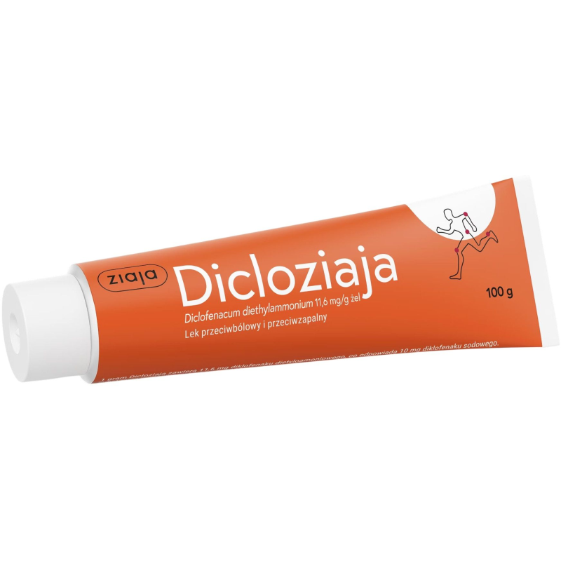 Dicloziaja żel, 100g - Miejscowe działanie przeciwbólowe i przeciwzapalne