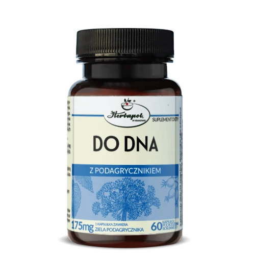 Do Dna z podagrycznikiem, 60 kapsułek - Suplement diety dla osób dorosłych