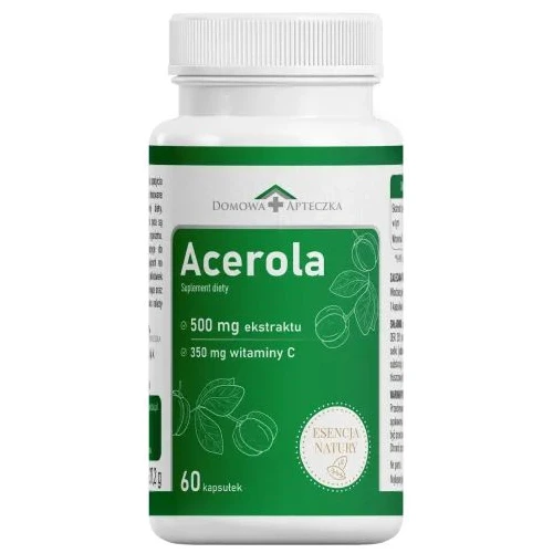 Domowa Apteczka Acerola, 60 kapsułek - Naturalna witamina C