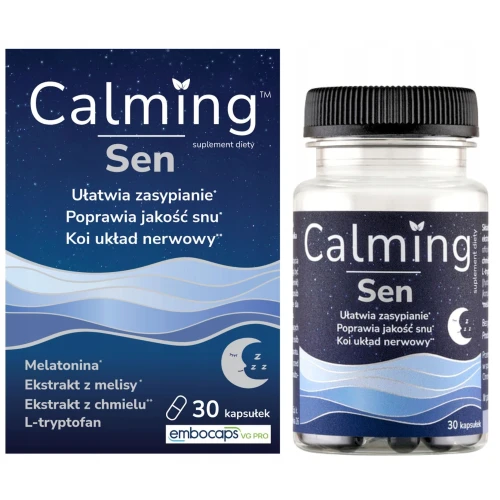 Domowa Apteczka Calming Sen, 30 kapsułek - Wycisza organizm i wspiera zdrowy sen