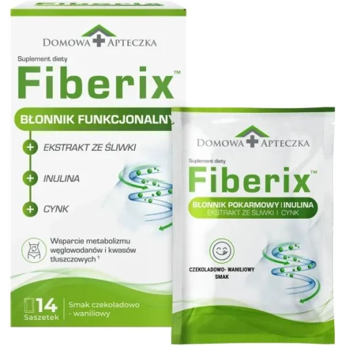 Domowa Apteczka Fiberix, 14 saszetek - Błonnik funkcjonalny wspierający pracę jelit