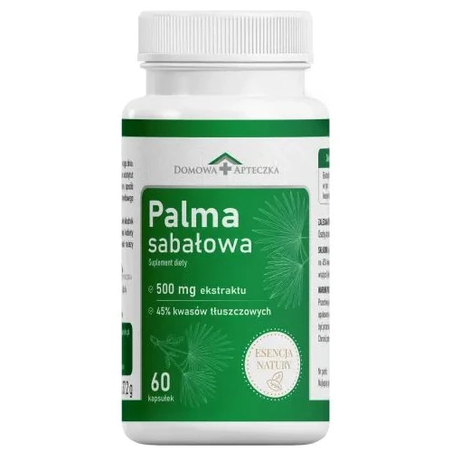 Domowa Apteczka Palma Sabałowa 500 mg, 60 kapsułek - Naturalne wsparcie dróg moczowych