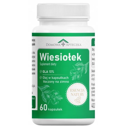 Domowa Apteczka Wiesiołek Esencja Natury, 60 kapsułek - Kwasy omega-6 w kapsułkach