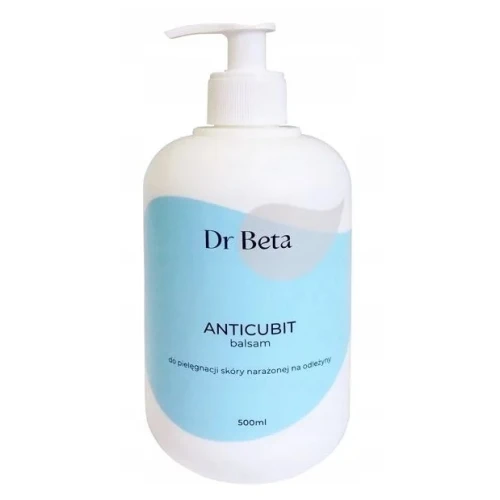 Dr Beta Anticubit Balsam na odleżyny, 500 ml - Do pielęgnacji skóry narażonej na odleżyny
