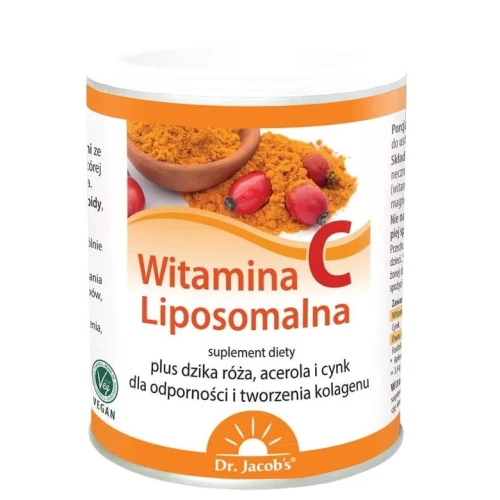 Dr. Jacob's Witamina C Liposomalna, 150 g - Witamina C z dzikiej róży