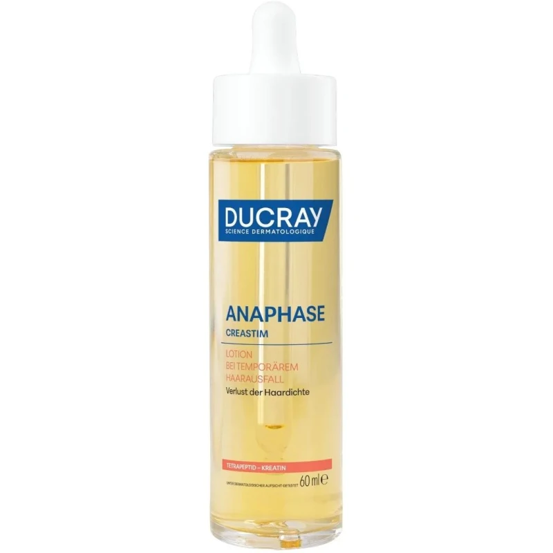 Ducray Creastim Reactiv Płyn przeciw wypadaniu włosów, 60 ml - Zwiększa objętość i poprawia kondycję włosów