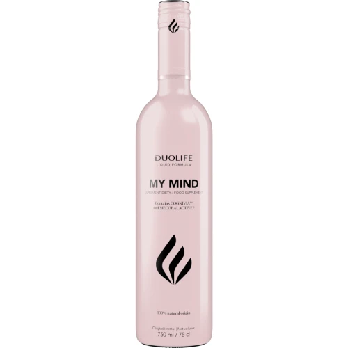 DuoLife My Mind, 750 ml - Z roślinnymi ekstraktami i witaminą B12 wspierającymi funkcje poznawcze i układ nerwowy