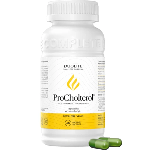 DuoLife ProCholterol, 60 kapsułek - Dla wsparcia utrzymania prawidłowego poziomu cholesterolu