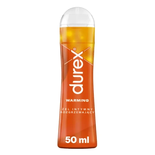 Durex Warming żel intymny rozgrzewający, 50 ml - Nawilża – zwiększa przyjemność z odkrywania seksu
