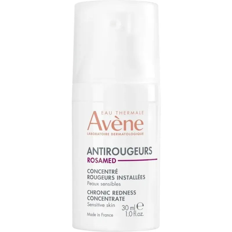 Avène Antirougeurs Rosamed krem koncentrat, 30 ml - Na utrwalone zaczerwienienia, zmniejsza widoczność, ogranicza powstawanie nowych