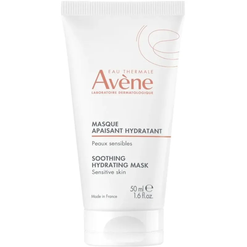 Avène Maseczka kojąco-nawilżająca, 50 ml - Do skóry wrażliwej, zmęczonej i odwodnionej