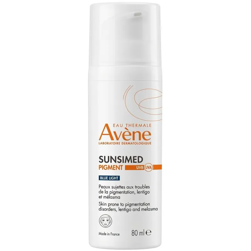 Avène Sunsimed, krem SPF 50+, 80 ml - Krem SPF 50+ z bardzo wysoka ochrona dla skóry wrażliwej i skłonnej do rogowacenia słonecznego