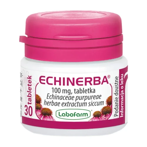 Echinerba 100 mg, 30 tabletek - Pomocny w chorobach przeziębieniowych