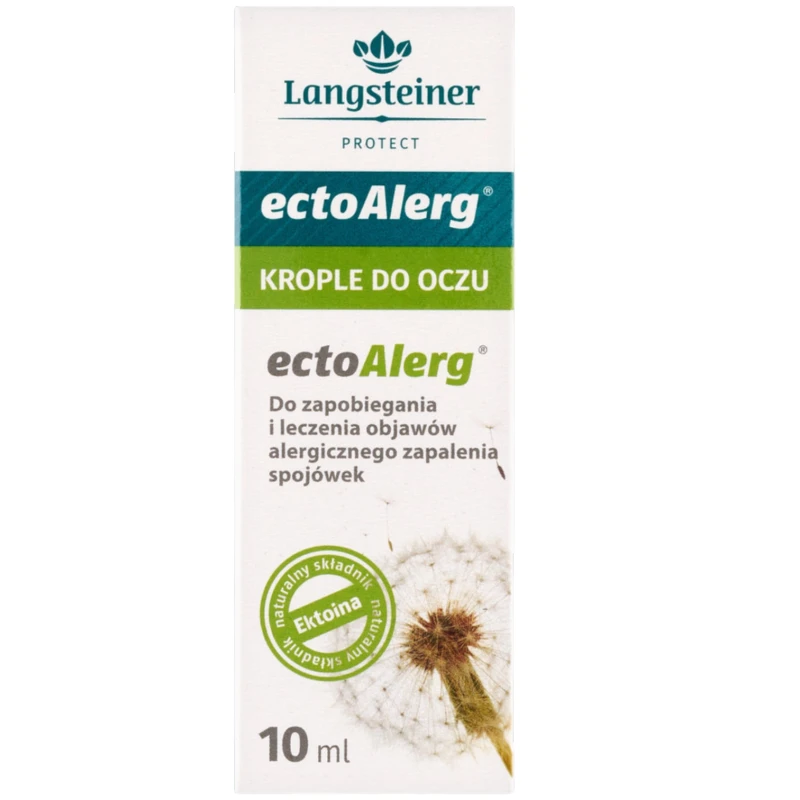 EctoAlerg, krople do oczu 10 ml - Łagodzą swędzenie, zaczerwienienie oczu