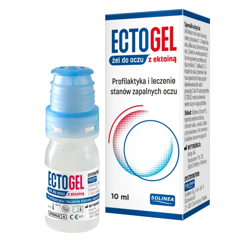 Ectogel Żel do oczu, 10 ml - Żel z ektoiną na stany zapalne